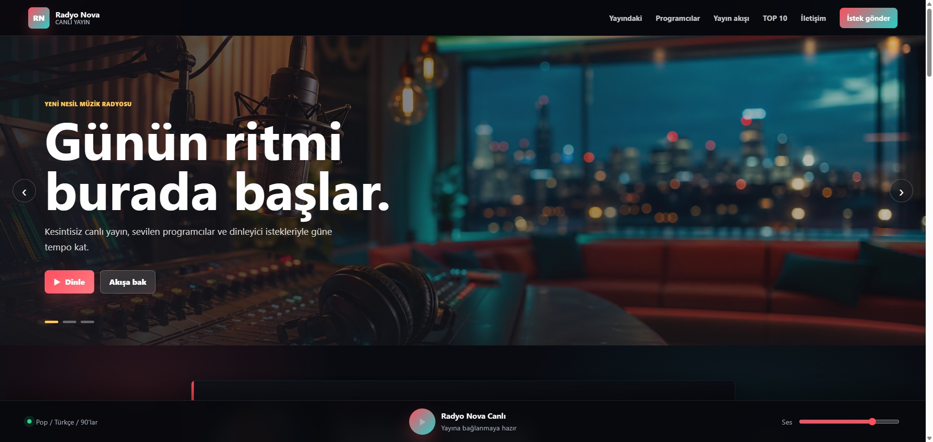 Radyo Web Sitesi Pro 16