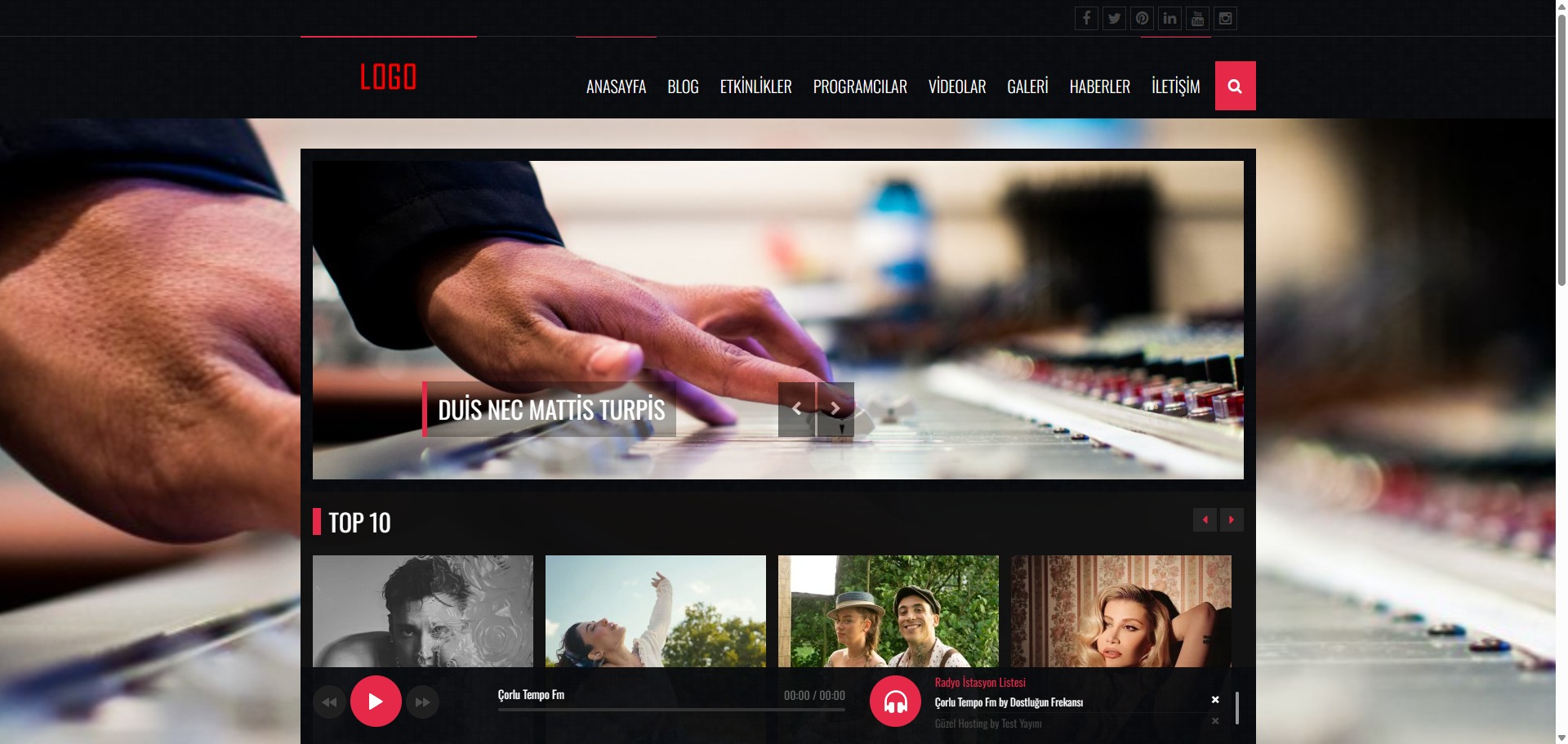 Radyo Web Sitesi Pro 15