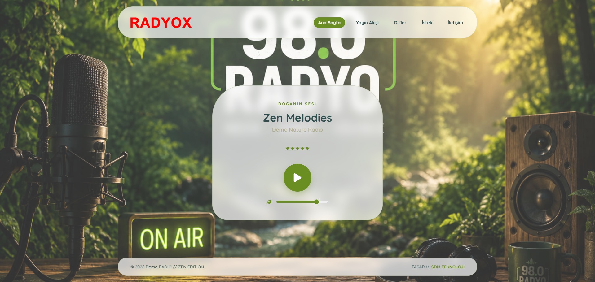 Radyo Web Sitesi Pro 3