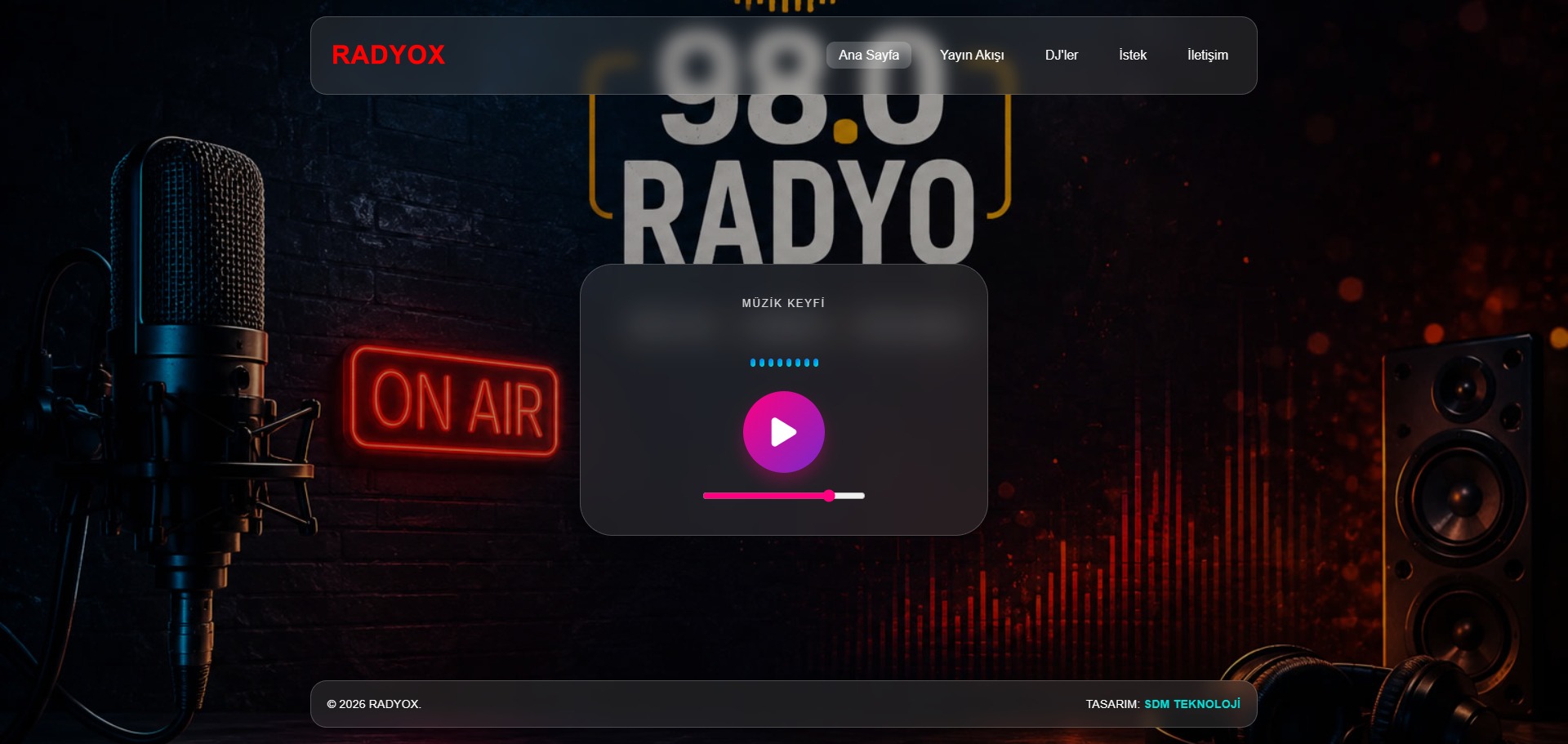 Radyo Web Sitesi Pro 2
